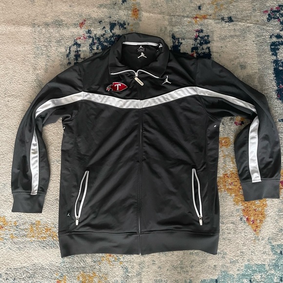 Jordan Other - MeAir Jordan Sweater Dark Gray and White Track Jacket